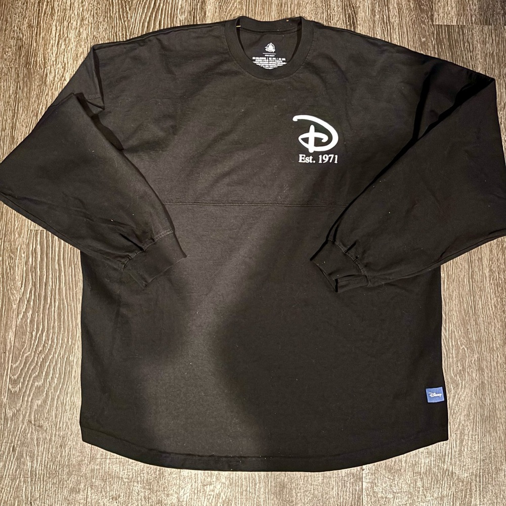 Walt Disney World Parks Adult Black Spirit Jersey Size XXL NWOT